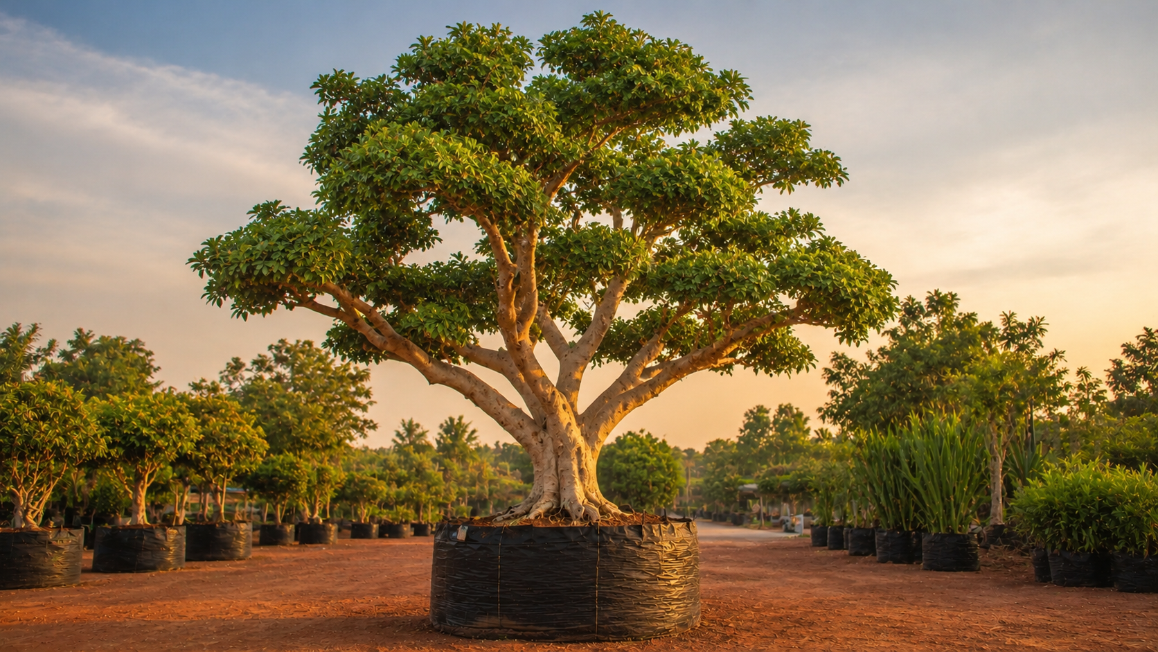 Large-caliper feature trees
